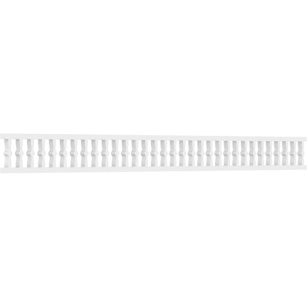 Ekena Millwork El Dorado Architectural Grade PVC Running Trim, 4"H x 5/8"P x 48"L - RUNP04X0625X48ELD
