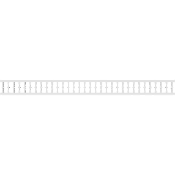 Ekena Millwork El Dorado Architectural Grade PVC Running Trim, 4"H x 5/8"P x 48"L - RUNP04X0625X48ELD