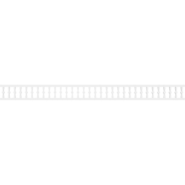 Ekena Millwork El Dorado Architectural Grade PVC Running Trim, 4"H x 5/8"P x 48"L - RUNP04X0625X48ELD