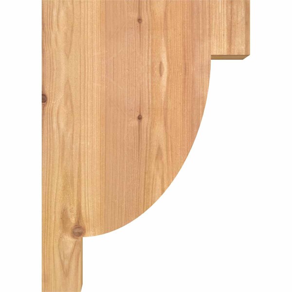 Ekena Millwork Alpine Smooth Corbel, Western Red Cedar, 3 1/2"W x 10"D x 14"H - COR04X10X14ALP00SWR