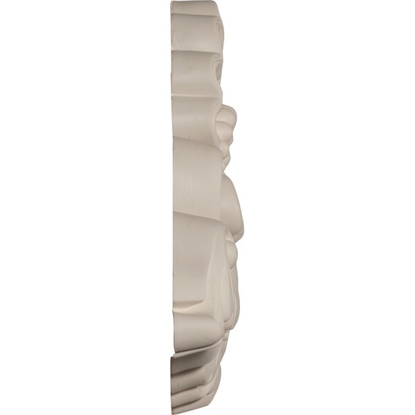 Ekena Millwork 16"W x 8 7/8"H x 1 1/2"P Shell Center Onlay - ONL16X08X01SH