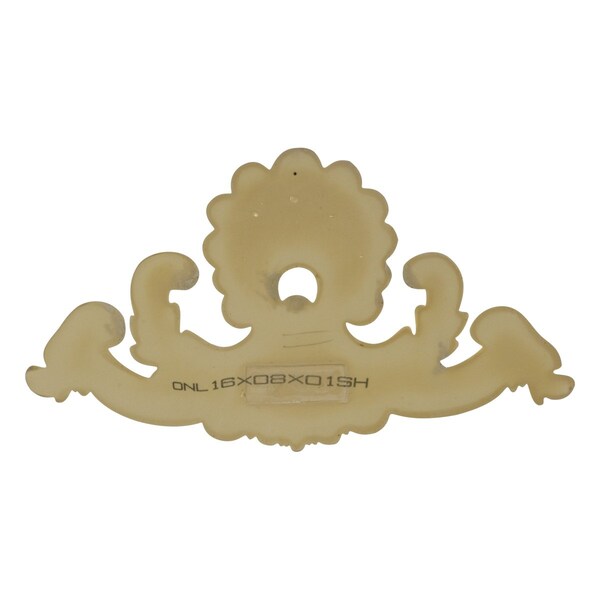 Ekena Millwork 16"W x 8 7/8"H x 1 1/2"P Shell Center Onlay - ONL16X08X01SH