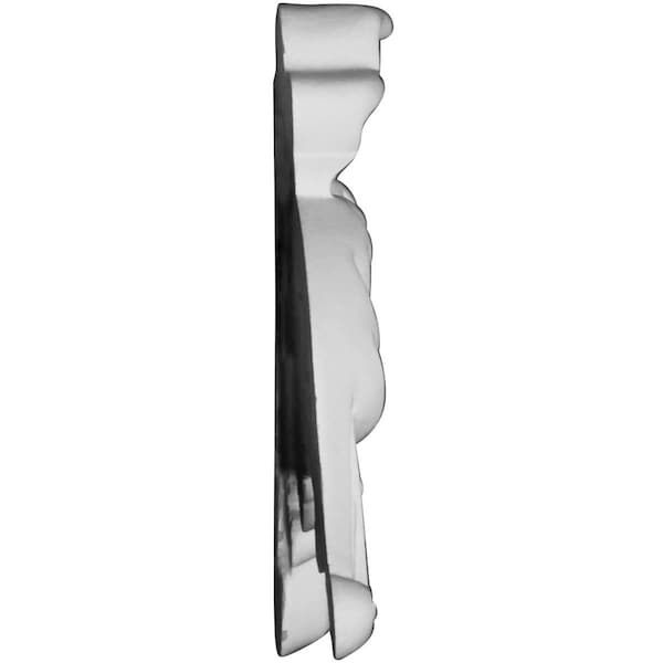 Ekena Millwork 4 3/4"W x 5 7/8"H x 3/4"P Shell Onlay - ONL05X06X01SH