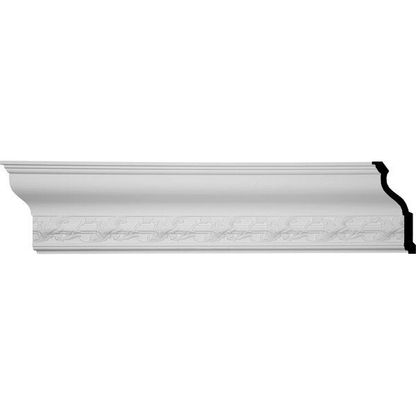 Ekena Millwork SAMPLE - 9 1/8"H x 3 7/8"P x 9 7/8"F x 12"L, (6" Repeat), Southampton Acanthus Crown Moulding - SAMPLE-MLD09X03X09SO