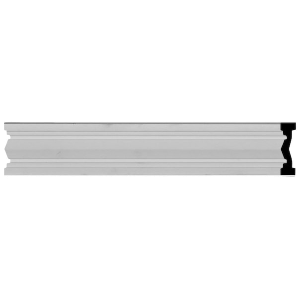 Ekena Millwork SAMPLE - 3"H x 7/8"P x 12"L Charleston Chair Rail - SAMPLE-CHA03X01CH