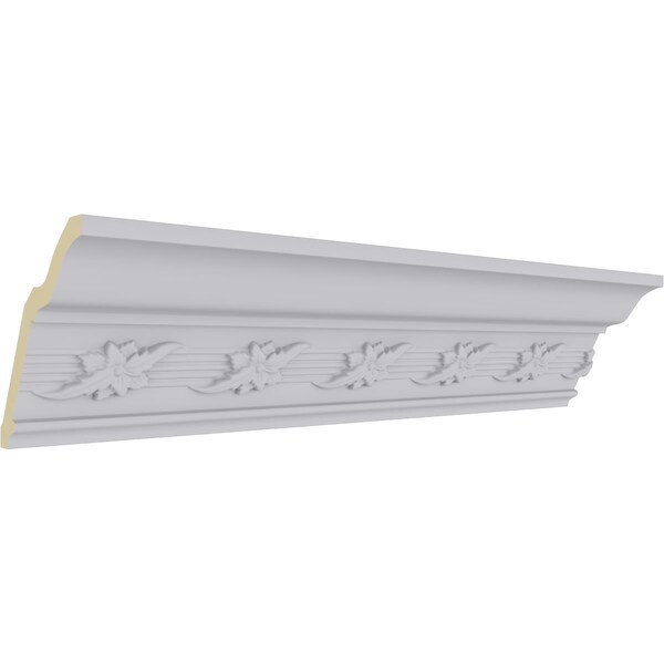 Ekena Millwork 4"H x 3 5/8"P x 5 3/8"F x 94 1/2"L, (3 1/2" Repeat), Winston Crown Moulding - MLD04X03X05WN