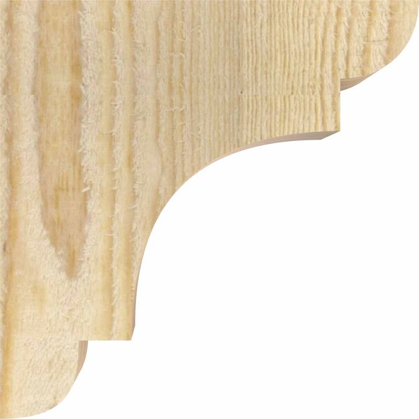 Ekena Millwork New Brighton Rough Sawn Corbel, Douglas Fir, 4"W x 6"D x 6"H - COR04X06X06NEB00RDF