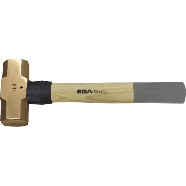 Ega Master SLEDGE HAMMER 1000 GR HICKORY HANDLE NON SPARKING Al-Bron - 35882