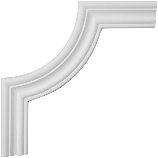 Ekena Millwork Panel Moulding Corner, High Density Urethane, 12 in H, 12 in W - PML12X12OX-2