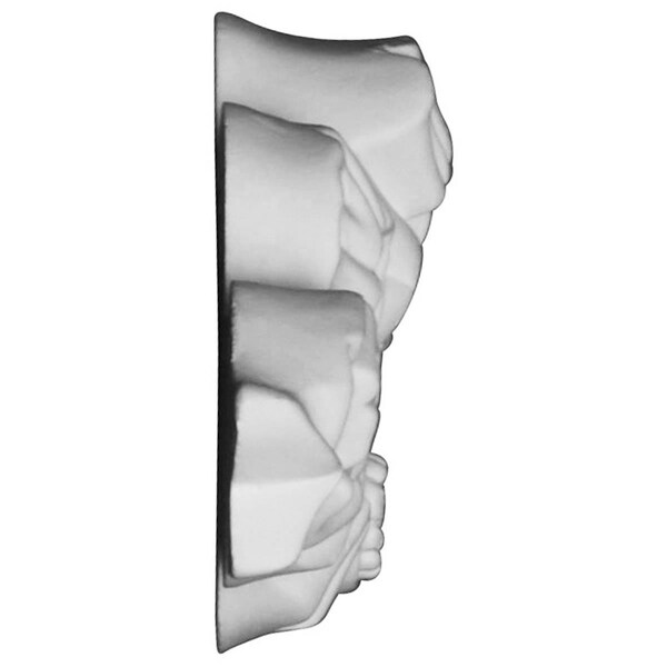 Ekena Millwork 11 7/8"W x 3 1/8"H x 7/8"P Bow Onlay - ONL12X03X01BW