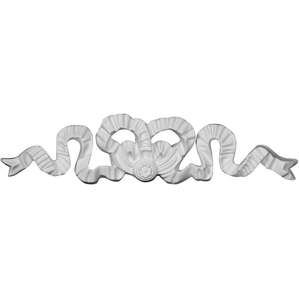Ekena Millwork 11 7/8"W x 3 1/8"H x 7/8"P Bow Onlay - ONL12X03X01BW