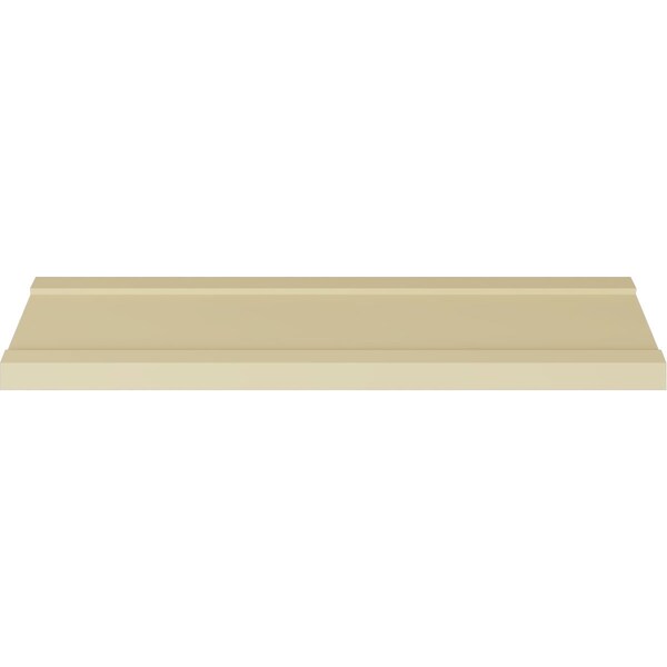 Ekena Millwork 3 1/4"H x 3 3/8"P x 4 5/8"F x 94 3/8"L, (2" Repeat), Chamberlain Crown Moulding - MLD03X03X04CE