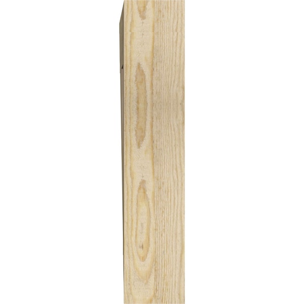 Ekena Millwork Thorton Traditional Rough Sawn Bracket, Douglas Fir, 4"W x 20"D x 20"H - BKT04X20X20THR01RDF