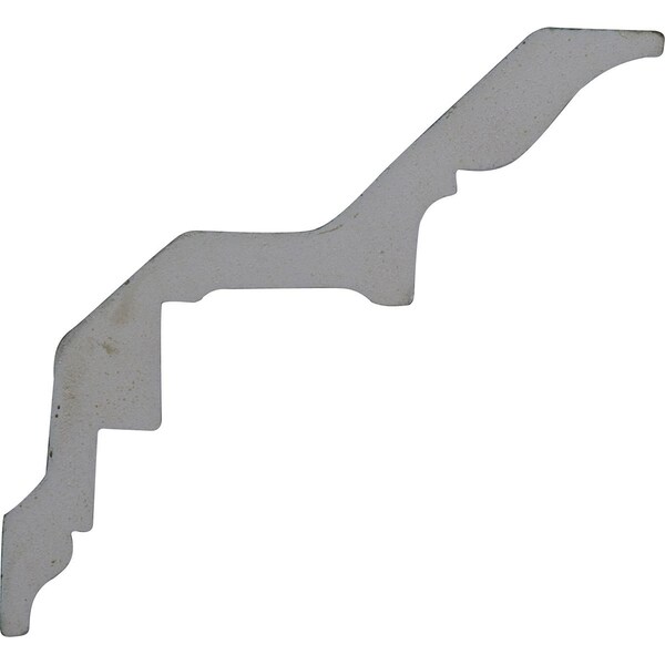 Ekena Millwork SAMPLE - 5"H x 5"P x 7 1/8"F x 12"L Dentil Crown Moulding - SAMPLE-MLD05X05X07DE
