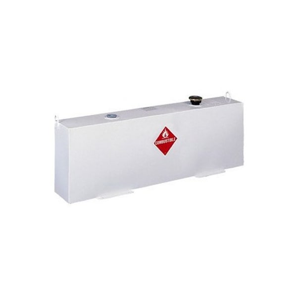 Deltansolidated Inds Tanque de acero vertical de 36 galones en color blanco - 486000