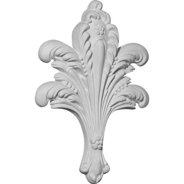 Ekena Millwork 6 1/4"W x 8 3/4"H x 3/4"P Leaf Bundle Onlay - ONL06X08X01LF