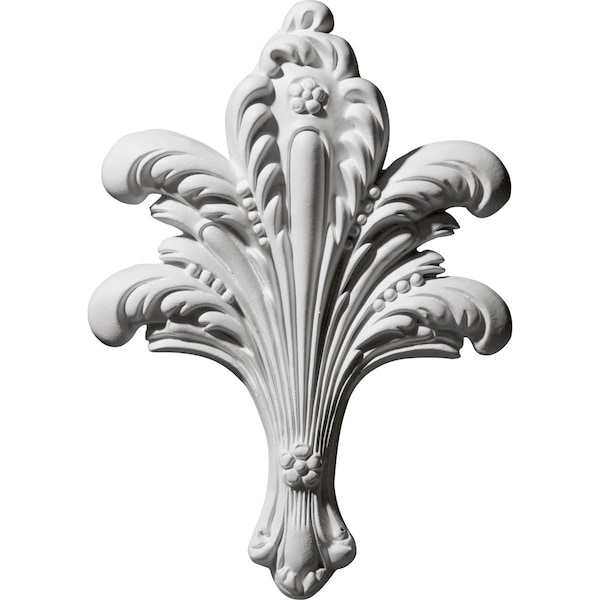 Ekena Millwork 6 1/4"W x 8 3/4"H x 3/4"P Leaf Bundle Onlay - ONL06X08X01LF