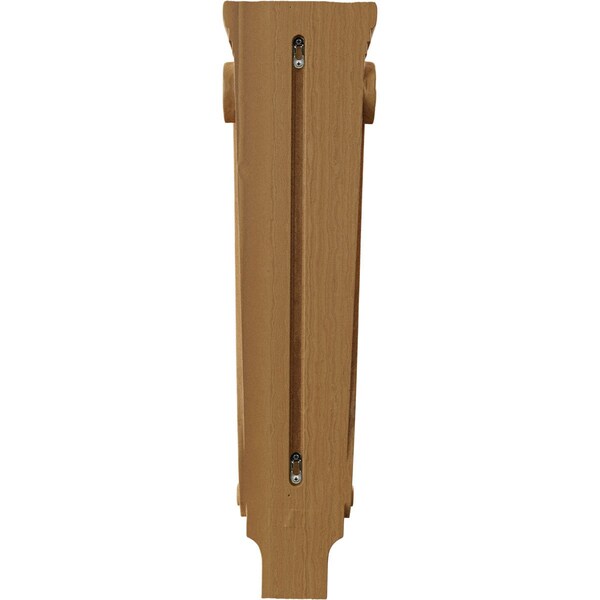 Ekena Millwork 6 3/4"W x 4 1/4"D x 27 1/2"H Extra Large Acanthus Pilaster Corbel, Cherry - CORW07X04X27PACH