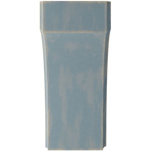 Ekena Millwork 3 1/2"W x 6"D x 8"H Clarksville Wood Vintage Decor Bracket, Driftwood Blue - BKTWD04X06X08CVBU