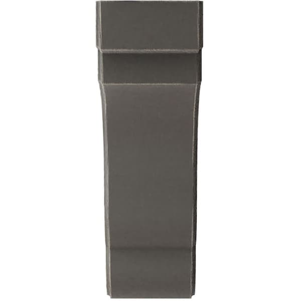 Ekena Millwork 3 1/2"W x 8 1/2"D x 11"H Bedford Wood Vintage Decor Bracket, Reclaimed Grey - BKTWD04X09X11BEGY