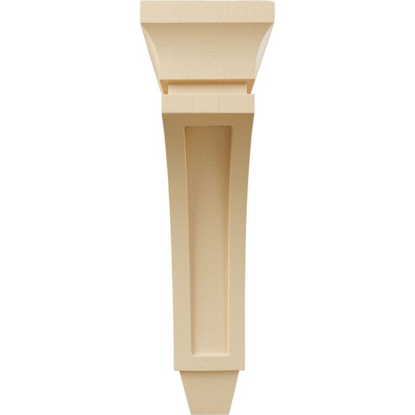 Ekena Millwork 5"W x 10"D x 18"H Extra Large Lucan Wood Corbel, Maple - CORW05X10X18LUMA