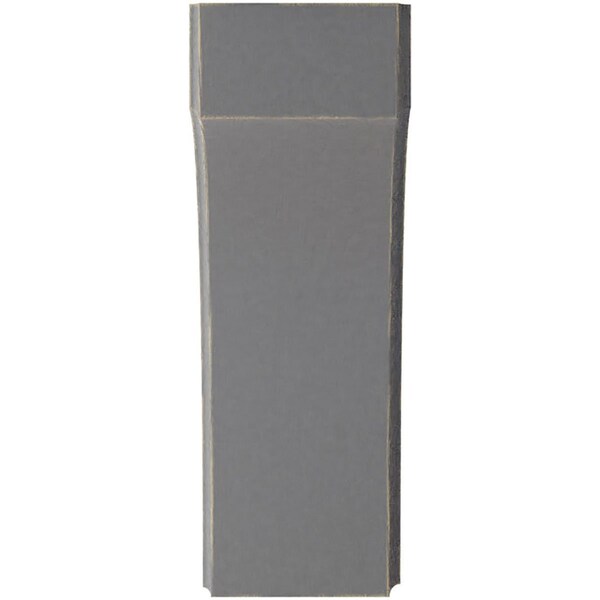 Ekena Millwork 3 1/2"W x 6"D x 10"H Clarksville Wood Vintage Decor Bracket, Pebble Grey - BKTWD04X06X10CVPG