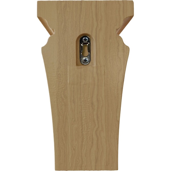 Ekena Millwork 3 1/2"W x 3 3/4"D x 6"H Mini Nevio Wood Corbel, Cherry - CORW03X03X06NECH