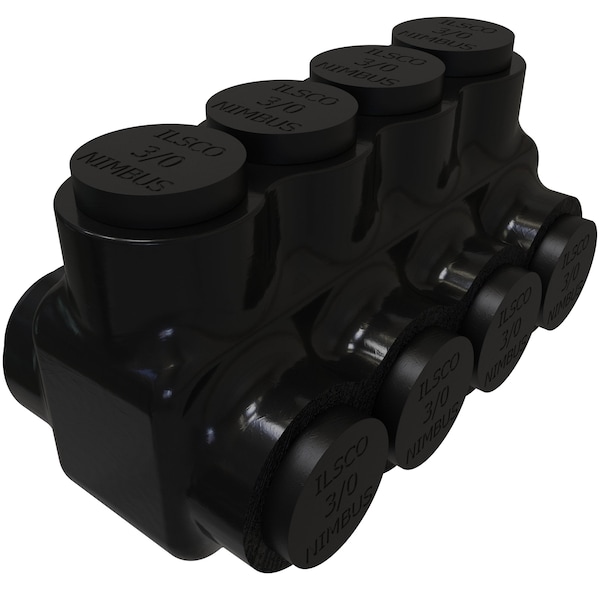 Conector multitoma de aluminio con aislamiento Ilsco Nimbus, C - PBTD-4-3/0-EC