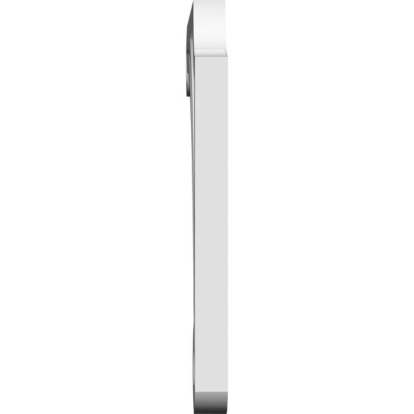 Ekena Millwork Arch Architectural Grade PVC Bracket, 5/8"W X 8"D X 8"H - BKTP01X08X08AH
