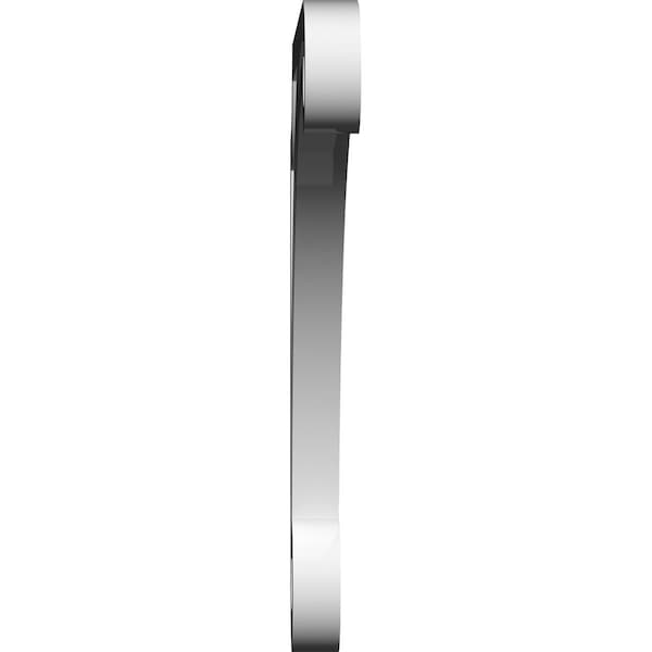 Ekena Millwork Arch Architectural Grade PVC Bracket, 5/8"W X 8"D X 8"H - BKTP01X08X08AH