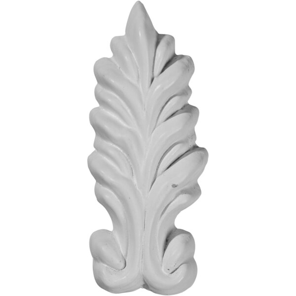 Ekena Millwork 1 1/8"W x 2 3/4"H x 3/8"P Helene Leaf Drop Onlay - ONL01X02HE