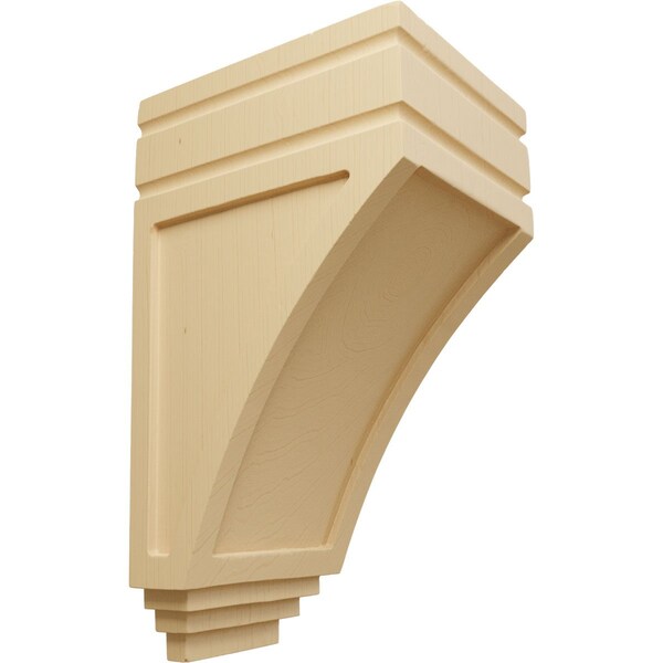 Ekena Millwork 5"W x 6"D x 10 1/2"H Medium San Juan Wood Corbel, Alder - CORW05X06X10SJAL