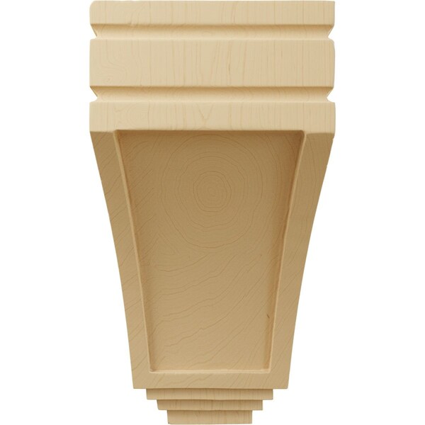 Ekena Millwork 5"W x 6"D x 10 1/2"H Medium San Juan Wood Corbel, Alder - CORW05X06X10SJAL