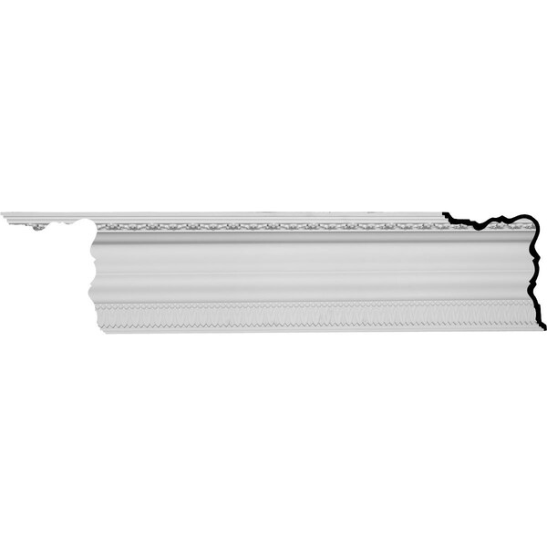Ekena Millwork SAMPLE - 11 5/8"H x 15 3/8"P x 18 3/4"F x 12"L, (2" Repeat), Coogan Crown Moulding - SAMPLE-MLD11X15X18CG