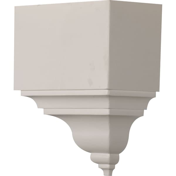 Ekena Millwork 5 1/2"W x 5 1/2"P x 13 3/4"H, Outside Corner for Moulding Profiles Less than 5 1/2"P and 6 3/4"H - MOC05X06BI