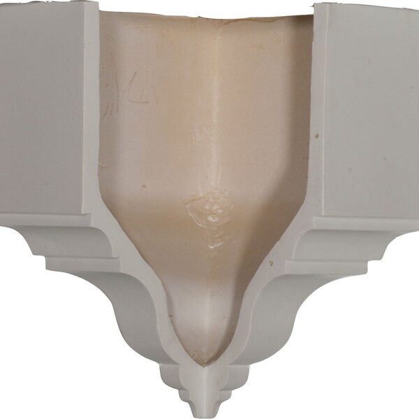 Ekena Millwork 5 1/2"W x 5 1/2"P x 13 3/4"H, Outside Corner for Moulding Profiles Less than 5 1/2"P and 6 3/4"H - MOC05X06BI