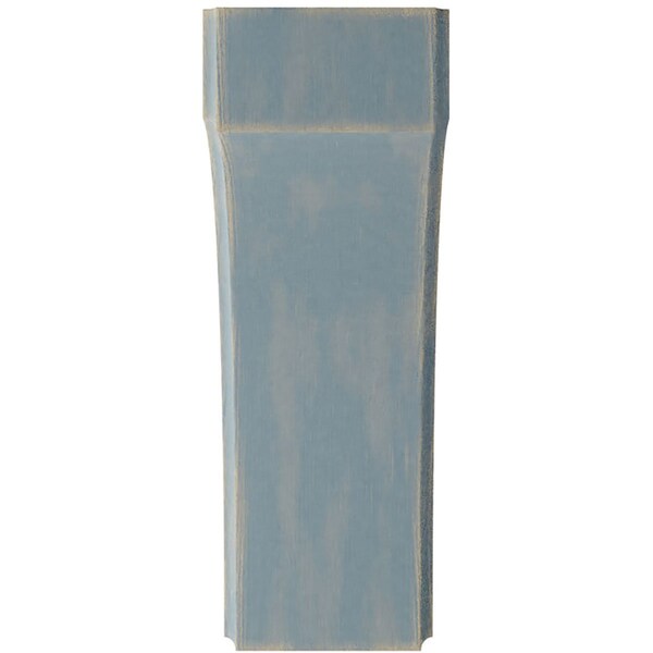 Ekena Millwork 3 1/2"W x 8"D x 10"H Clarksville Wood Vintage Decor Bracket, Driftwood Blue - BKTWD04X08X10CVBU