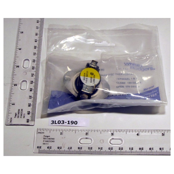 White-Rodgers 3L03-190 Spdt Fan Or Limit - 3L03-190
