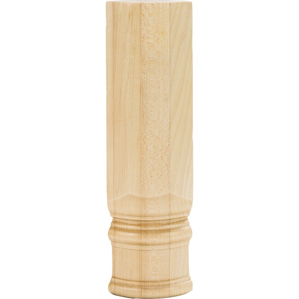Hardware Resources Rubberwood, 9-7/8" H, 2-7/8" W, Unfinished - TB1A-RW