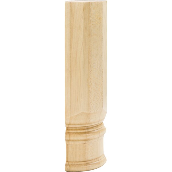 Hardware Resources Rubberwood, 9-7/8" H, 2-7/8" W, Unfinished - TB1A-RW