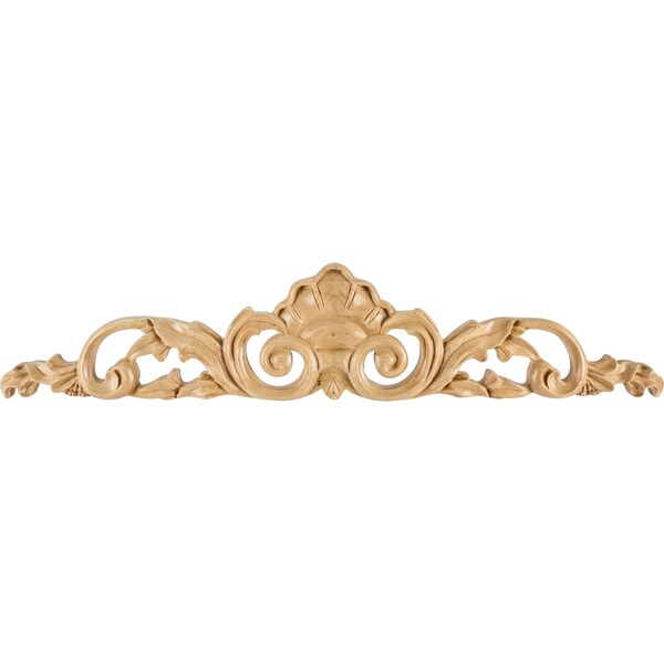 Hardware Resources 36" Wx1"Dx7-3/4"H Hand Carved Cherry Shell Onlay - ONL-01-36CH