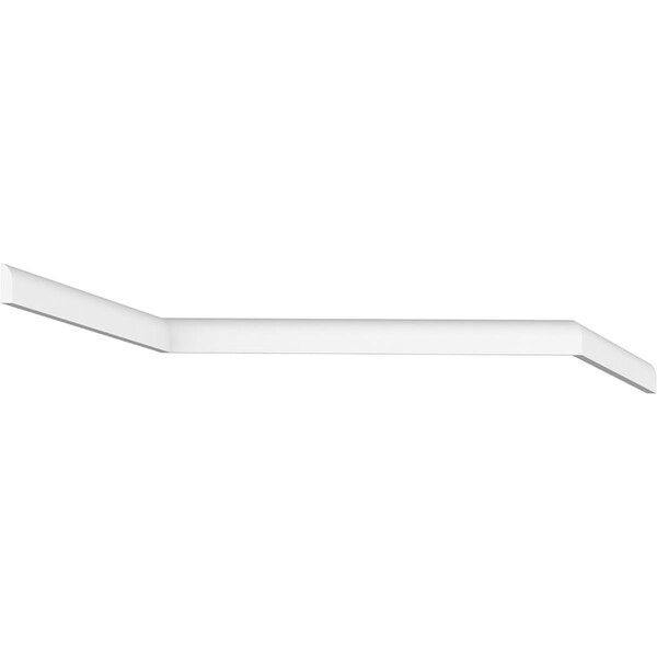 Ekena Millwork 3/4"H x 3/8"P x 96"L Shoe Moulding, PVC - MLD01X00X96SHSWPV
