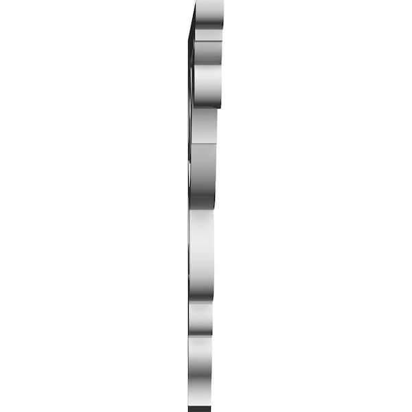 Ekena Millwork Hurley Architectural Grade PVC Bracket, 5/8"W X 10"D X 10"H - BKTP01X10X10HU