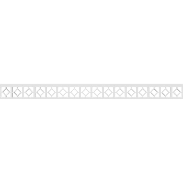 Ekena Millwork Kinsman Architectural Grade PVC Running Trim, 4"H x 5/8"P x 48"L - RUNP04X0625X48KNS