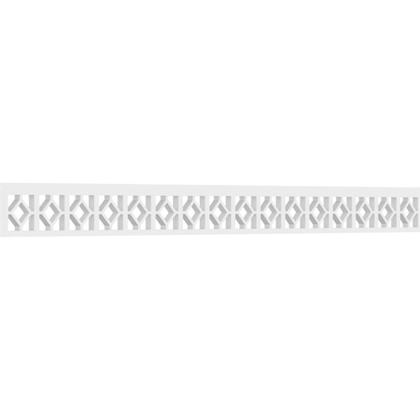 Ekena Millwork Kinsman Architectural Grade PVC Running Trim, 4"H x 5/8"P x 48"L - RUNP04X0625X48KNS