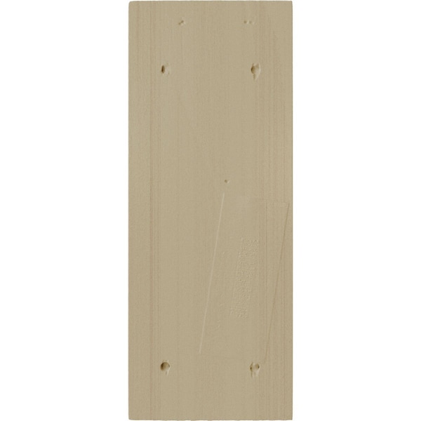 Ekena Millwork 3 1/2"W x 7"D x 9"H Hamilton Traditional Bracket, Rubberwood - BKT03X07X09HARW