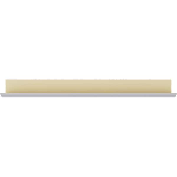 Ekena Millwork 1 1/2"H x 1 1/2"P x 2 1/8"F x 94 1/2"L Cole Smooth Corner Moulding - MLD01X01X02CO