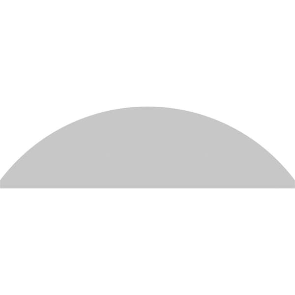 Ekena Millwork Segment Arch Smooth Architectural Grade PVC Pediment, 36"W x 10"H x 2"P - PEDPS036X100SEG00
