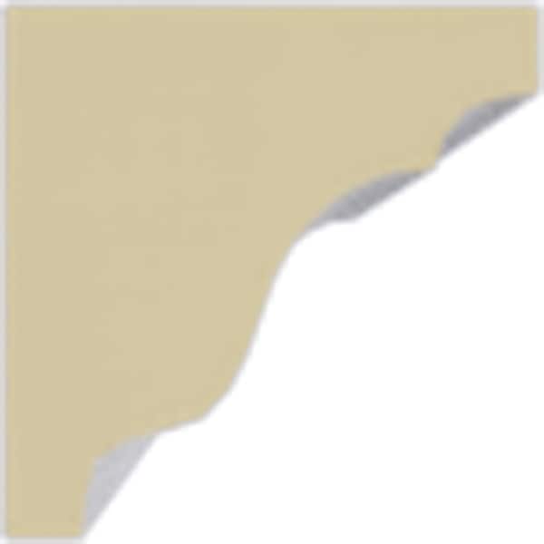 Ekena Millwork 3/4"H x 3/4"P x 94 1/2"L, (1" Repeat), Hillsborough Traditional Smooth Crown Moulding - MLD02X01X01HI