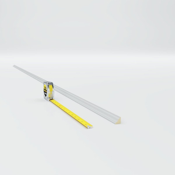 Ekena Millwork 3/4"H x 3/4"P x 94 1/2"L, (1" Repeat), Hillsborough Traditional Smooth Crown Moulding - MLD02X01X01HI